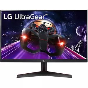 (NEW) LG UltraGear 24GN600-B 24" Frameless Premium Gaming Monitor - Black - Picture 1 of 3