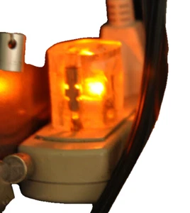 New GE 14499 lighted Single outlet adapter 15-Amp/125VAC 1875W Max-Orange/Amber - Picture 1 of 13
