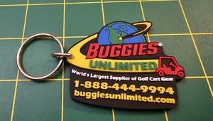 Buggies Unlimited Golf Cart Souvenir Keychain - Foto 1 di 2