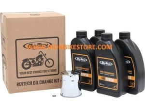 Kit tagliando OLIO revtech harley 99-17 Dyna 00-17 Softail 99-16 Touring CROM - Imagen 1 de 1