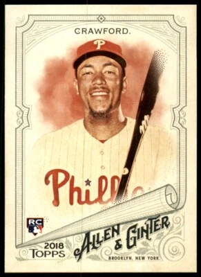 2018 Topps Allen & Ginter #127 J.P. Crawford PHILLIES - Image 1 of 2
