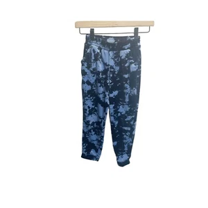 Art Class Girls Jogger Sweatpants Velour Blue Tie Dye S 6 Casual Comfy - Picture 1 of 4