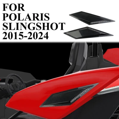 Carbon Style Body Side Air Vent Cover Trim Accessories for Polaris Slingshot - Image 1 of 4