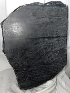 Rosetta Stone 1965 Alva Museum Replicas Inc. Egyptian Wall Hanging Hieroglyphics - Picture 1 of 13