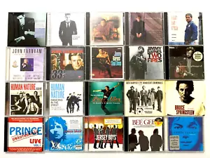 Bulk CD Reseller Lot Male Artist Bundle 20x CDs Music Best Singers All Time VGC - Foto 1 di 5