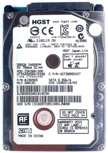 HGST HTS545050A7E680 500GB 29-OCT-2013 - Afbeelding 1 van 2