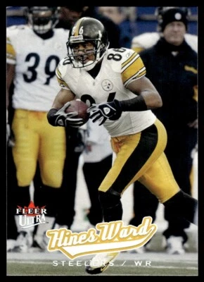 2005 Ultra Hines Ward Pittsburgh Steelers #10 - Image 1 of 2