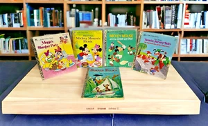 Little Golden Books Mickey Mouse Collection Set of 5 Disney Western Publishing - Picture 1 of 21