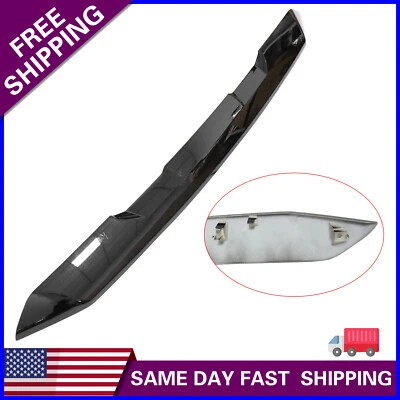 GMC Sierra 2500HD 3500HD 2020 2021-2025 negro brillante capó delantero moldura Foto 1 de 4