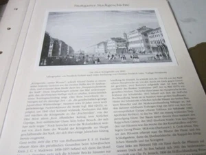 Archivo de Stuttgart 1048 Die Obere Königstraße alrededor de 1840, Christian Friedrich Leins - Imagen 1 de 1