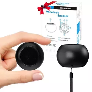 2 Mini Speakers 3w Small Portable Bluetooth Speaker With Lanyard Water Resistant - Picture 1 of 7