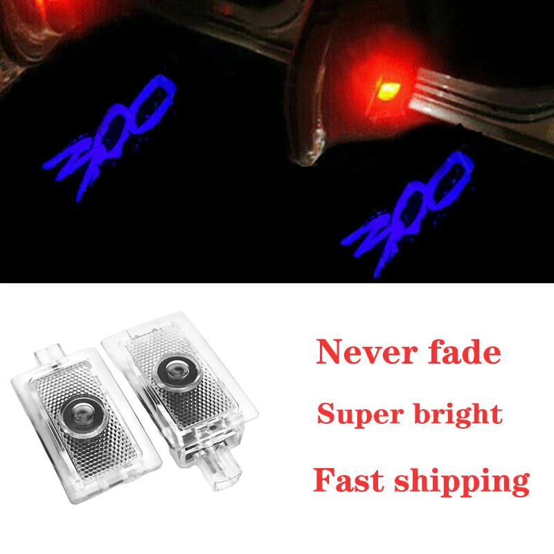 2Pcs LED HD Door Laser Courtesy Ghost Shadow Lights For Chrysler 300 2005-21 - Image 1 of 4