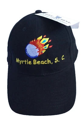 Boné de golfe Myrtle Beach Carolina do Sul ajustável por Eagle Crest novo com etiqueta - Imagem 1 de 4