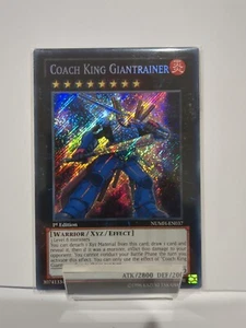 Coach King Giantrainer NUMH-EN037 Secret Rare LP 1st Edition - Picture 1 of 1