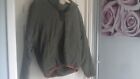 only and sons hooded coat green size large new with tags