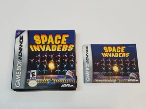 Space Invaders Nintendo Game Boy Advance solo scatola e manuale * - Foto 1 di 21