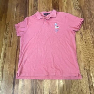 Camisa Polo Ralph Lauren Manga Corta Rosa Clásica Algodón Malla Tie Dye Talla XL - Imagen 1 de 12