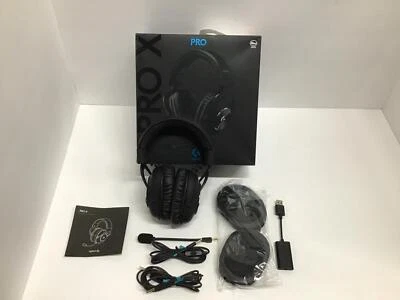 Logitech PRO X Wired Over-the-Ear Gaming Headset w/ Blue VO!CE Tech 981-000817 - Image 1 of 4