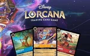 TORNEO LISTO PARA JUGAR LORCANA JUEGO DE CARTAS DE MAZO DE INICIO INGLÉS DISNEY MICKEY - Imagen 1 de 5