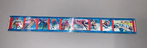 Regla 3D de plástico vintage de 12" con escenas de deportes de invierno - Imagen 1 de 17