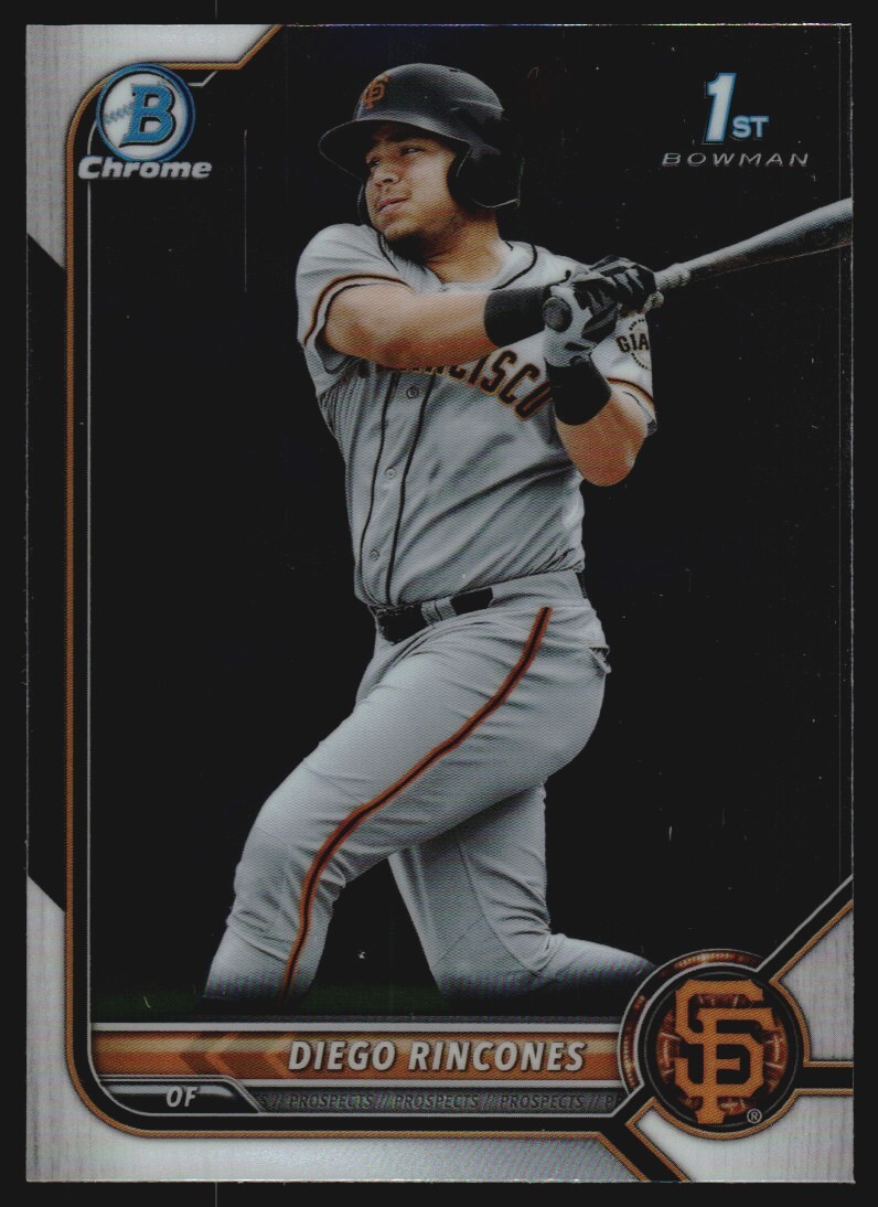 2022 Bowman Chrome Prospects San Francisco Giants Baseball #BCP65 Diego Rincones