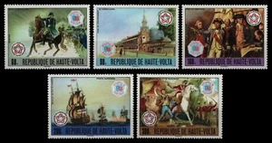 Obervolta 1976 - Mi-Nr. 640-644 ** - MNH - 200 años USA - Imagen 1 de 1