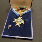 Cased Wwii French Pax Merite Interallied Medal Commander
