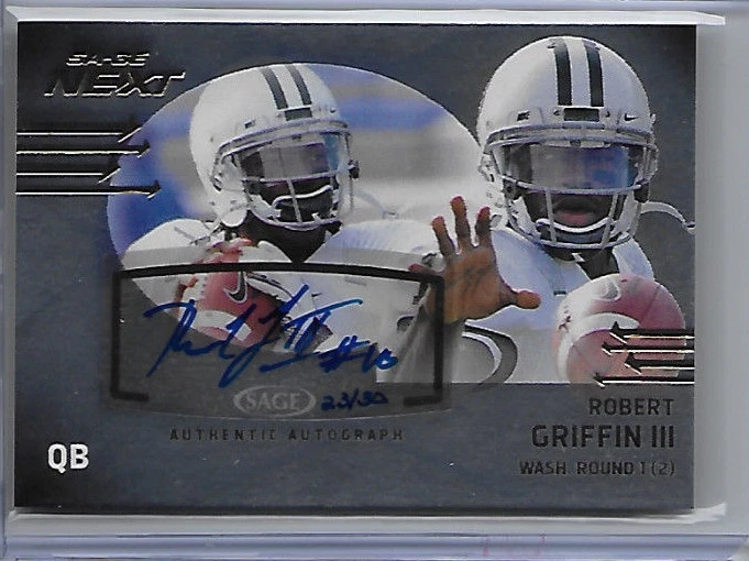 2012 12 SAGE NEXT LEVEL ROBERT GRIFFIN III RG3 ROOKIE AUTO SIGNATURE 23/30 - Image 1 of 1