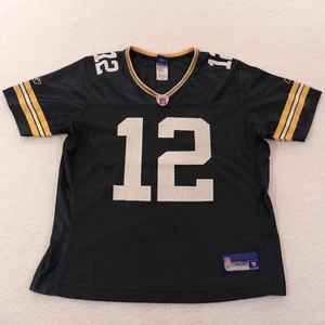 Aaron Rodgers Jersey Womens Size L/G Green Bay Packers On Field Reebok #12 Shirt - Picture 1 of 17