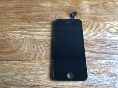 iPhone 5S Black LCD Screen Replacement Display Touch Digitizer Assembly - Image 1 of 2