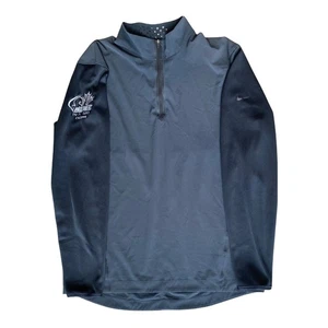 Nike Golf 1/4 Zip Pullover Mens Medium Team Canada Hockey Lightweight Black - Imagen 1 de 8