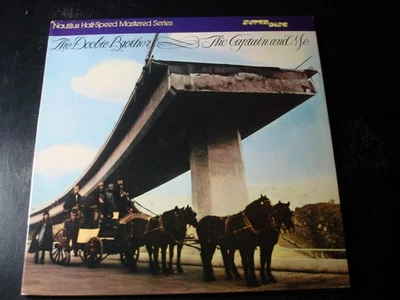 THE DOOBIE BROTHERS THE CAPTAIN AND ME LP RECORD SUPERDISC HALF SPEED MASTERED - Image 1 of 3
