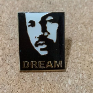 Martin Luther King Jr. Dream Day MLK Day Anstecknadel Rückseite schwarz weiß gold - Bild 1 von 3