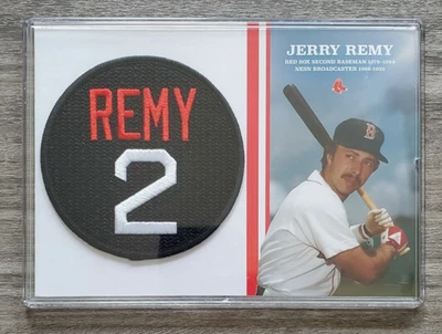 JERRY REMY Memorial BOSTON RED SOX Official Jersey Patch (Fenway Park SGA 2022) - Изображение 1 из 2