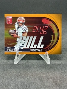 Ja'MARR CHASE 2025 Donruss Elite Full Throttle ORANGE /199 Color Match Bengals! - Picture 1 of 2