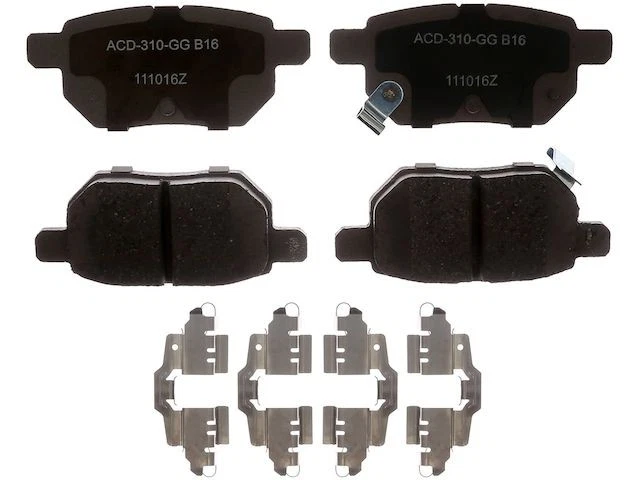 Juego de pastillas de freno traseras para Scion xB 2008-2015 aire acondicionado Delco 55265VHFT 2009 2010 2011 2012 Foto 1 de 2