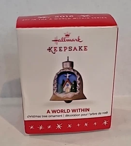 Hallmark Keepsake A World Within 2nd In Series MINIATURE Ornament 2016 Church - Picture 1 of 2