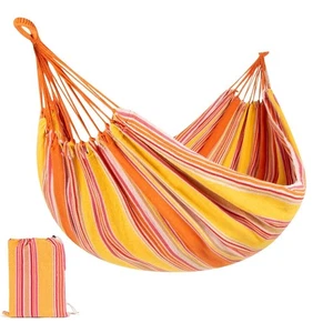 Best Choice Products 2-Personen-Doppelhängemattenbett aus Baumwolle im brasilianischen Stil mit Porta - Bild 1 von 5