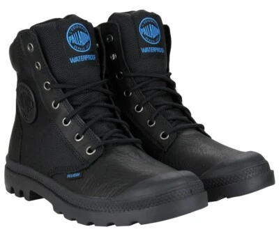 Botas de nailon impermeables con puño deportivo PALLADIUM Pampa para hombre/jóvenes 4, para mujer 5,5 negras Foto 1 de 4