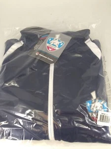 Pokémon Center Pikachu Sports Navy Zip-Up Track Jacket New w/ Tags Small - Picture 1 of 3