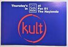 KULT @ THE HACIENDA Fifth Man flyer April 95 Manchester club history ANDY ROURKE