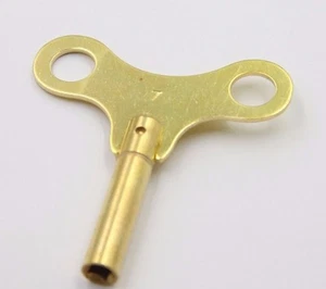 New Brass Clock Key Clock Winding Key Replacement #7/4.00mm - Picture 1 of 2