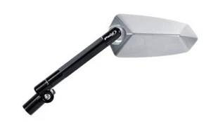Espejo Universal Lado Izquierdo para Motocicleta F1.1 Negro/Plateado M018ND - Imagen 1 de 2
