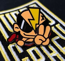 Air Zonk Holo Genjin Tg16 TurboGrafx / PC-Engine Lapel Hard Enamel Pin