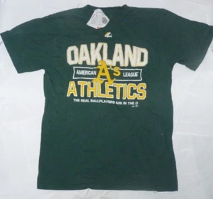 NEU MLB Oakland A's Leichtathletik T-Shirt Jugend Jungen L Large 14 16 Majestic Neu mit Etikett 55A6 - Bild 1 von 1