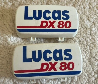 Lámpara de luz de conducción puntual Lucas DX80 cubiertas de plástico Austin Rover Mini MG Morris Foto 1 de 2