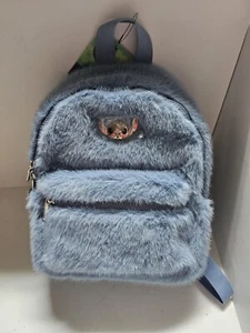 Disney Stitch Rucksack Fuzzy Blau Klein - Bild 1 von 8