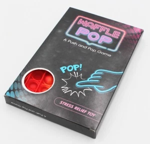 Waffle Pop Push Pop Bubble Fidget Sensory Toy for Anxiety, Autism, Stress - Picture 1 of 3