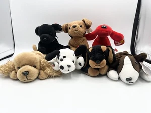 Ty Beanie Baby Retired Dogs Lot- Rover, Tuffy, Spunky, Bruno, Dotty, Luke, Doby - Picture 1 of 9