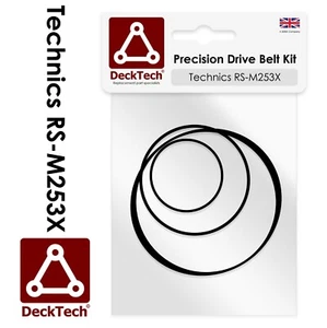 Correas de repuesto DeckTech para Technics Cassette Deck RS-M253X RSM253X RS M253X - Imagen 1 de 3